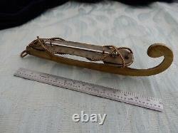Victorian Novelty Thermometer in the form of an Ice Skate very cool estate lot