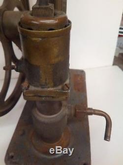Vintage / Antique Hand Operated Vacuum Pump. Half Beam. Steam Engine Conversion