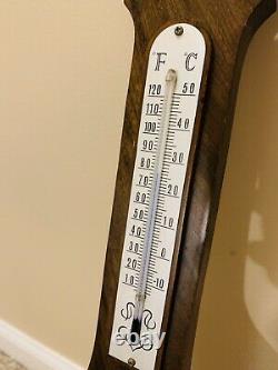 Vintage Antique Whitehall Banjo Style Thermometer, Barometer, Hygrometer- RARE