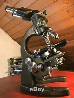 Vintage C. Baker Binocular & Monocular Polarising/Petrographic Microscope