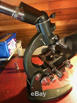 Vintage C. Baker Binocular & Monocular Polarising/Petrographic Microscope