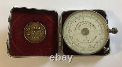 Vintage Cased'Fowler's Textile Calculator', (Short Scale Type)
