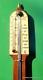 Vintage Comitti & Son London Ivorine Dial Mahogany Stick Barometer