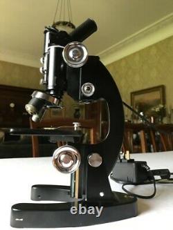 Vintage Cooke Troughton & Simms M1000 Metallurgical Microscope, c1960, Cased