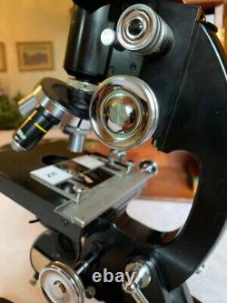 Vintage Cooke Troughton & Simms M2000 Binocular Microscope, circa 1950s, Cased