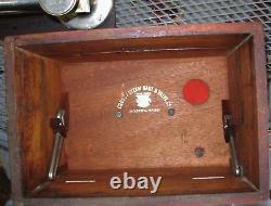 Vintage Crosby Steam Pressure Gauge Tester 3505 With Custom Made Hinged Case