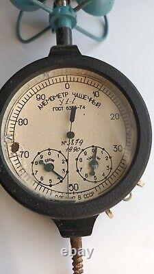 Vintage Cup Anemometer USSR +case
