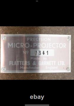 Vintage Flatters and Garnett Micro-Projector 1930s