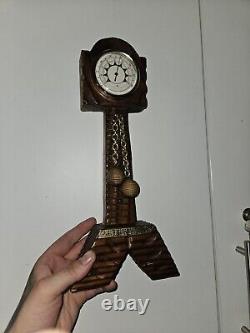 Vintage French wooden thermometer Rare