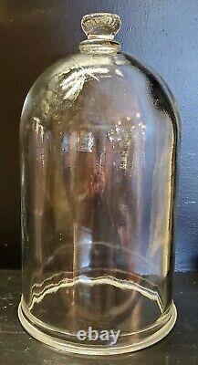 Vintage Glass Cloche Dome Bell Jar Science Apothecary