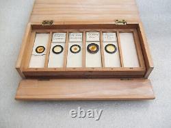 Vintage Glass Microscope Slides