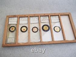 Vintage Glass Microscope Slides