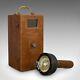 Vintage, Handheld Bearing Compass, English, Oak, Maritime, Navigation, Sestrel
