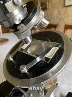 Vintage J. Swift & Son Monocular Polarising Microscope No. 24286 circa 1960s