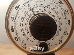 Vintage Jaeger LeCoultre art deco weather-station (barometer & thermometer)