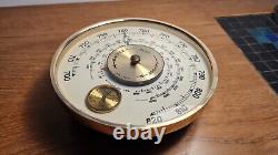 Vintage Jaeger art deco wall-mounted weather-station barometer & thermometer