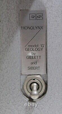 Vintage Monolynx Model G, Inverted Geology Microscope by Gillett and Sibert Ltd