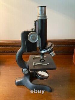 Vintage Nachet of Paris Monocular Microscope circa 1930s, Boxed
