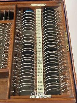 Vintage Opticians / Optometrist eye test kit