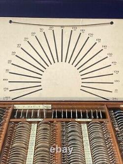 Vintage Opticians / Optometrist eye test kit