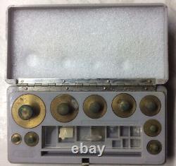 Vintage Precision Laboratory Balance / Scale With Weights (Griffin)