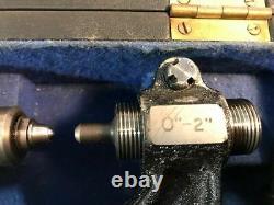 Vintage Rare Clock Gap Indicator Gauge Caliper Imperial Micrometer Travel 0 2
