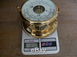 Vintage Schatz Royal Mariner Marine Ships Boat Barometer & Thermometer