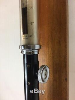 Vintage Stick Barometer, Fortin, F DARTON, Watford, London