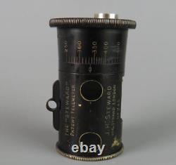 Vintage Surveyors JH Steward Patent Telemeter cw Telescope, Twine Spool, & Case