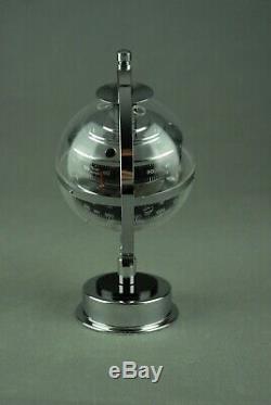 Vintage Table Weather Station Barometer Thermometer Art Deco 60s 70s 80s