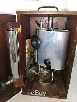 Vintage Tag Twin Ebulliometer Wine Liquid Boiling Point Meter