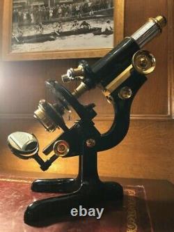 Vintage W. Watson & Sons Ltd Bactil Mono/Binocular Microscope, circa 1934, Cased