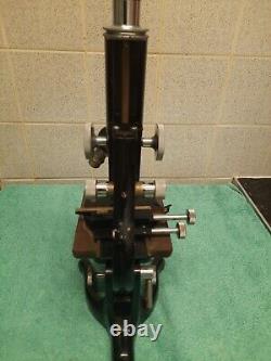 Vintage W. Watson & Sons Ltd London Service Microscope No 101724