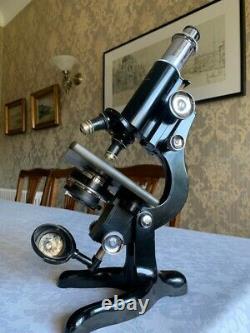 Vintage Watson Service Microscope Serial Number 84951 circa 1946