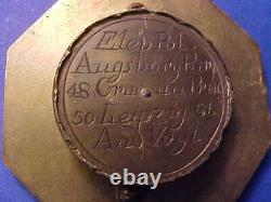 Vogler Augsburg Equicnoctial Sundial 18th Century withOriginal Case, Exc. Cond