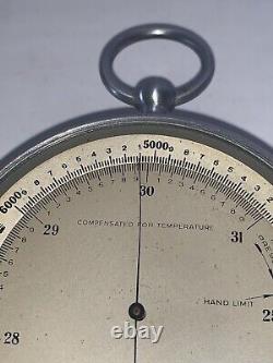 Vtg Taylor Instruments Aneroid Barometer Altimeter Surveying Engineering MARKED