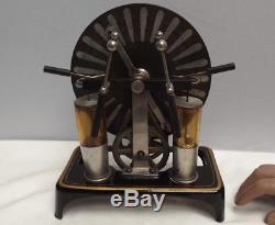WIMSHURST MACHINE (ELECTROSTATICS) 7 Inch Plates Miniature Working FINE