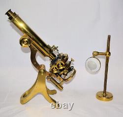 Walter Waters Reeves (R. M. S.) Henry Crouch microscope with Beck binocular