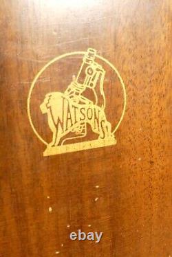 Watsons 1950's Stereoscopic Microscope and Fitted Case