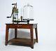 William IV Period Table Mounted Vacuum Air Pump By Enrico Federico Jest Of Turin