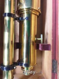 Wray 4 F15 Brass Broadhurst Clarkson refractor and azimuth mount